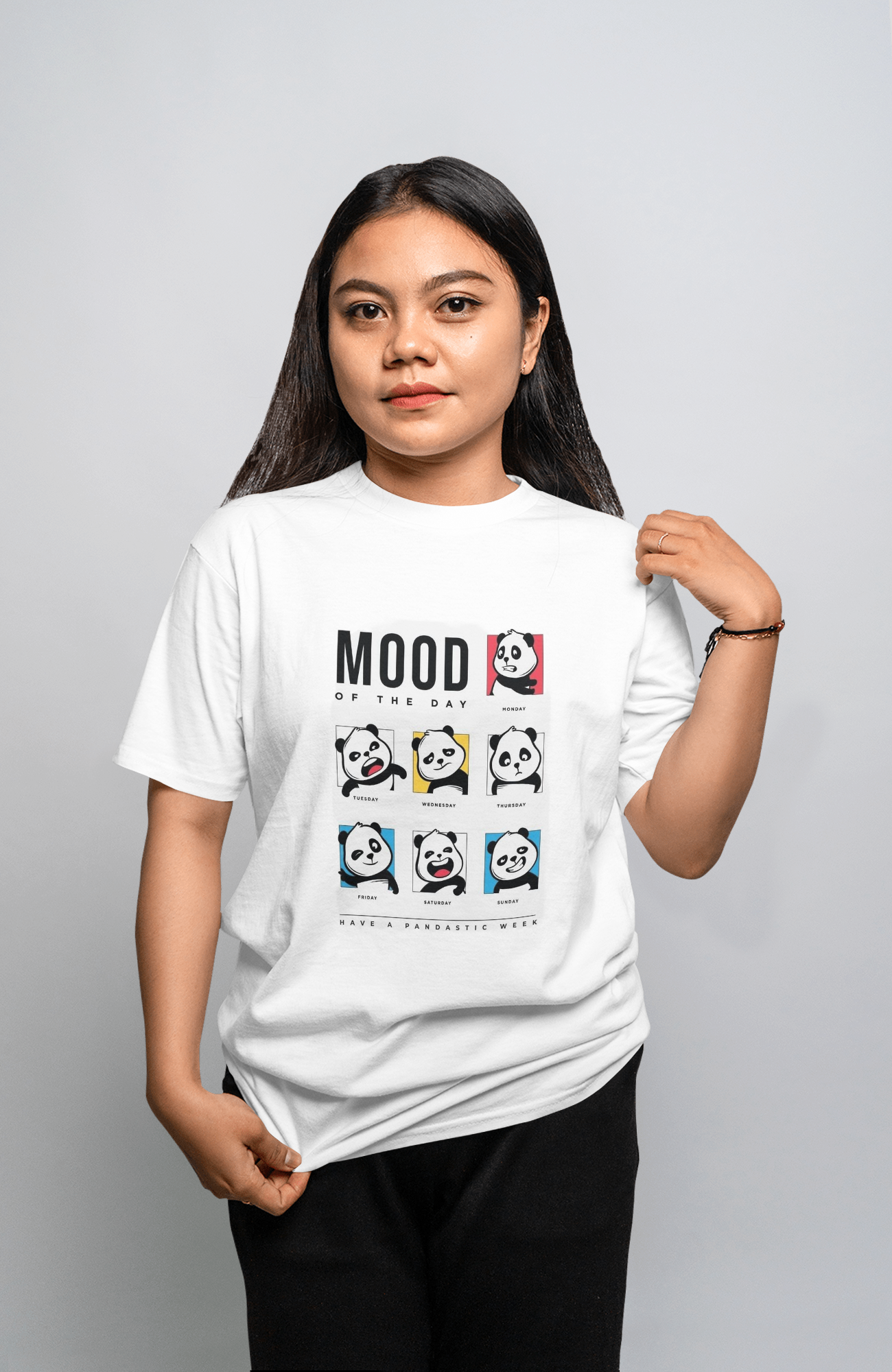 MOODY PANDA T-SHIRT UNISEX